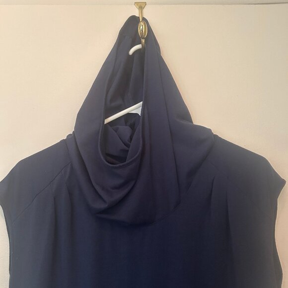 Columbia PFG Omni-Wick navy sleeveless hooded athletic dress sz M - Picture 2 of 9